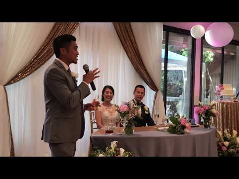 Bryan's Best Man Speech for Wilson Lu and Joann Kim