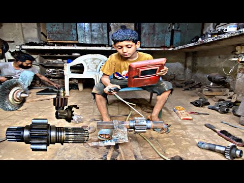 Manka Pinion Tractor Restoration | Restoration Of Broken Bristles Of Manka Pinion