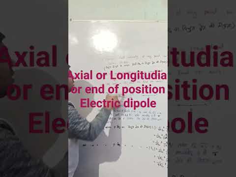 axial or longitudial or end of opsition electric dipole intensity