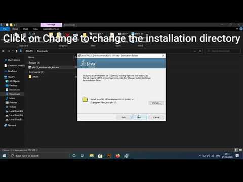 Java 15 installation in windows and Java Home setup