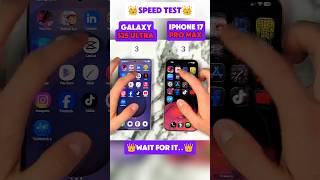 👑 samsung GALAXY S25 ULTRA vs 👑 iphone 17 PRO MAX _ SPEED TEST!!🔥👑