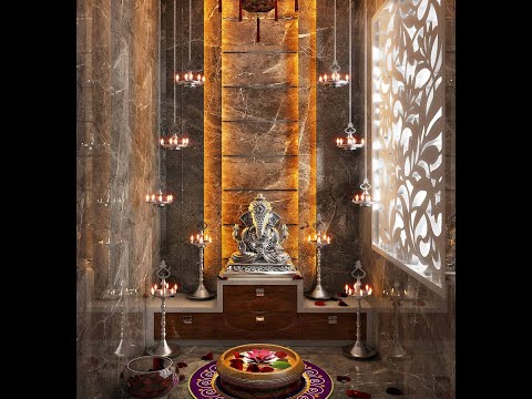 Latest Pooja Room Interior Design | Modern Wooden Pooja Unit Temple Design | Puja Mandir Room Home