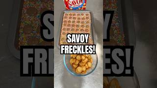 WHOEVER THOUGHT OF THIS IS A GENIUS. Savoy Freckles! The perfect combo of salty and sweet 👌🏼