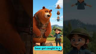 Tiny Squirrel Saves Giant Bear! 🐿️🐻 Epic Kindness Twist #shorts