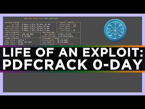 Life of an Exploit: Fuzzing PDFCrack with AFL  for 0days