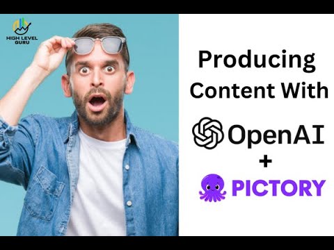 Chat GPT + Pictory to generate amazing marketing videos in just a few minutes!