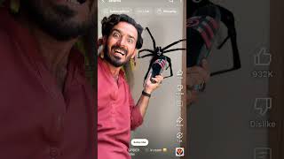 omg spider 🕷️Funny Reactions to Eco-Friendly Inventions 🤣🌱 #GreenLife #TechLaughs