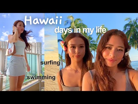 ♡ hawaii w bestfriend | surfing, swimming, exploring