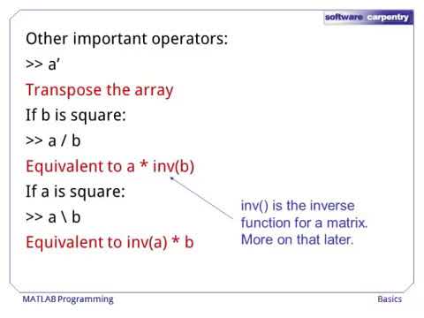 Matlab programming tutorial for beginners