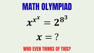 This Exponential Equation Looks Illegal… But It Has a Clean Solution