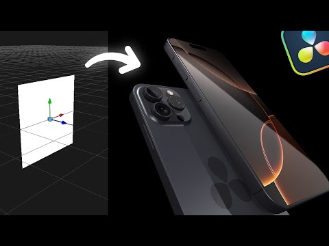 How to Make a 3D Phone Model in DaVinci Resolve | Step-by-Step Tutorial