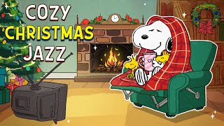 Cozy Christmas Jazz with Snoopy 🎅🔥 | Relaxing Holiday Music for Warm Winter Vibes