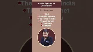 Top Career Options in Journalism!🗞#shorts