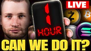 LIVE Altcoin Trading Challenge (4 Coins In 2 Hours)