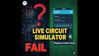 Build a Real-Time Circuit Simulator in Python (Tkinter Tutorial)