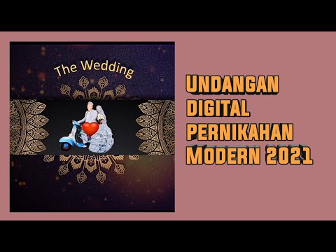 UNDANGAN DIGITAL WEDDING MODERN 2021