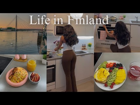 Days in my life in Finland | Living alone diaries | meal preping | met a new friend 🌷