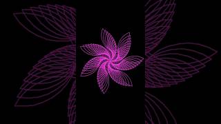 Graphics flowers animation using python turtle graphics #shorts #trending #python #coding #short