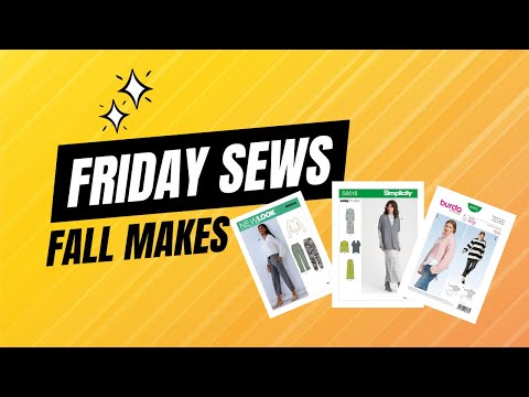 Friday Sews Recent Makes Fall/Winter sewing