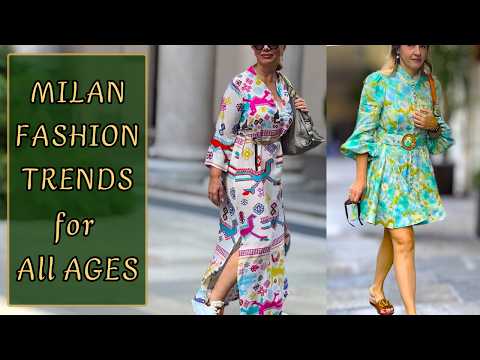 Italian Summer Fashion 2024. Milan Street Style for All Ages