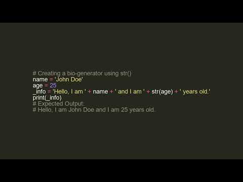 Python - str(): Beginner String Conversions