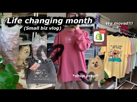 Major business glow up! 400+ orders received, new apt unlocked, launch day prep ♡ productive vlog