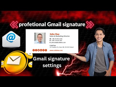 I Created a PROFESSIONAL Gmail Signature with Images and Social Icons in 10 Minutes
