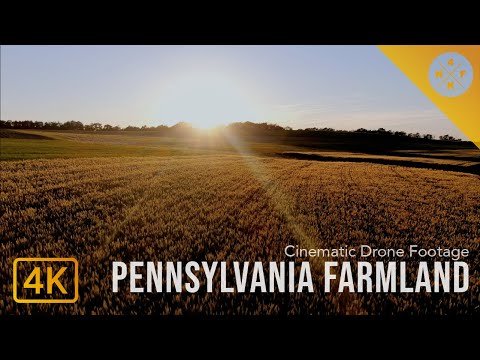 Pennsylvania Farmland part 2 | 4K Drone Flyover | DJI Cinematic Short
