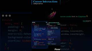 Cursor Interaction Using CSS ,HTML  Neon Light #code #coding #css #java #vscode #html #neon