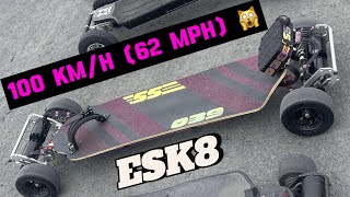 Fastest electric longboard I’ve ever witnessed (crazy esk8)