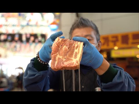 Korean Street Food - Grilled Chicken, BBQ Pork Belly