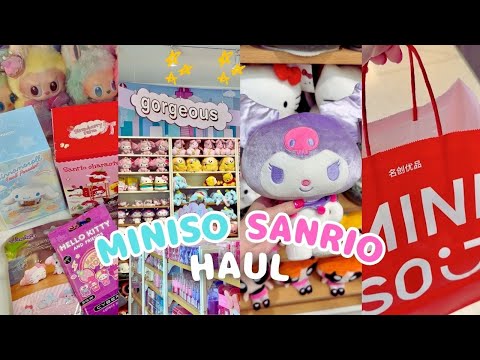 Sanrio Haul from Miniso + Unboxing 🎀