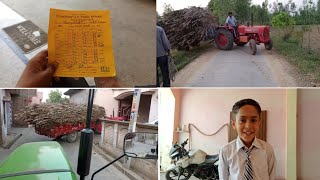 Shaurya's result came today. The trolley was taken out from Indo farm.