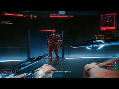 Cyberpunk 2077 - Destroying Adam Smasher with Mantis Blades