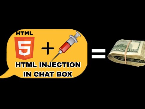 HTML Injection In Chat Box | Bug Bounty POC