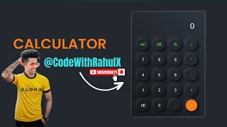 How to Make a Calculator Using HTML, CSS & JavaScript | Beginner Project Tutorial