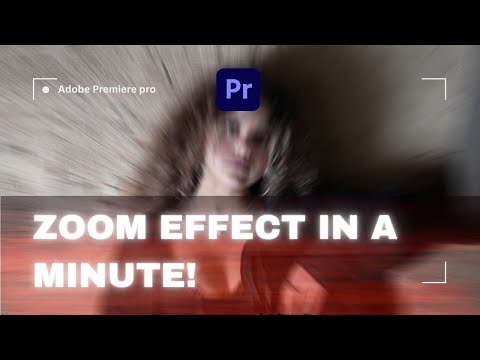 How to Create Zoom Effect in Adobe Premiere Pro | Quick Tutorial