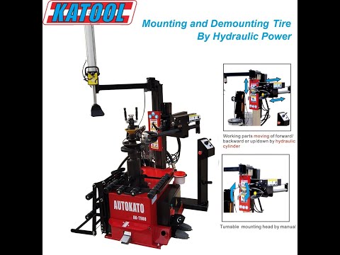 KATOOL Tire Changer AK-T900 Operation Video