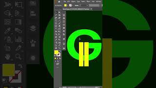 GI logo Illustration - Illustrator tips #shorts #shortsfeed #new