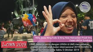 Malam Pengamatan Bulan Internasional, InOMN 2019: SAC feat UINSA dan UMS di Taman Suroboyo