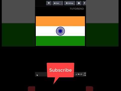 Tiranga - Flag of India with HTML CSS only
