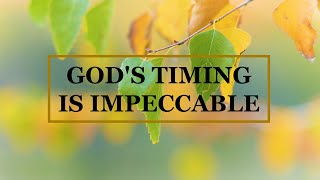 GOD'S TIMING IS IMPECCABLE #MorningMeditation #QuietTime #MorningDevotion #motivation #fyp #podcast