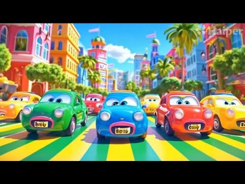 "Color Craze: Baby Cars' Learning Adventure"