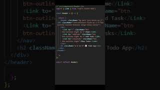 Header.jsx file || react router header using react vite in spring boot project