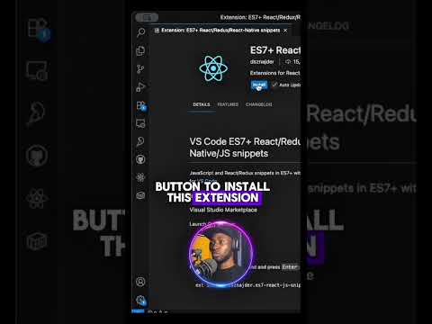 Boost Your React Workflow with ES7+ Snippets #shorts #shortfeed #short #webdevelopment #coding