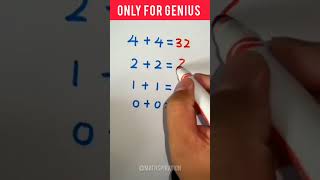 Only Genius Can Solve This || #shorts #ytshorts #maths #mathstricks #trending #tricks #mathsshorts