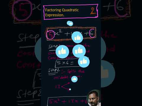 Middle Term Splitting Made Easy | Quick Math Trick