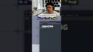 bro leaked his cheating script 😳