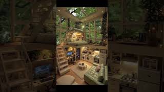 🌙This Cozy Loft Apartment is Straight Out of a Fairy Tale ✨Ultimate Tiny House Goals! #subscribe