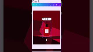 day 1 #canvadesign #graphicdesigntips #canvacreator #perfume #contentcreation #learndesign #design